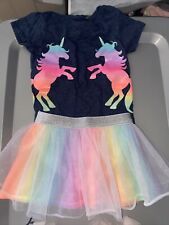 18 MONTHS- 8 PIECE LOT Rainbow Tie Die Girls Clothes Ruffle Ballerina Unicorn