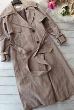 Beauty products! KINDERSALMON☆Long check coat with ribbon belt KINDERSALMON