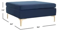 Safavieh GIOVANNA SQUARE OTTOMAN, Reduced Price 2172708570 BCH6301A - Mumbai - India