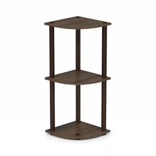 Corner Bookshelf Bookcase Display Vertical Open Storage 3-Shelf Shelves Office - Mumbai - India