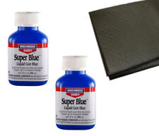 Birchwood Casey Super Blue Liquid Gun Blue 2-Pack with Two Absorbent Pads