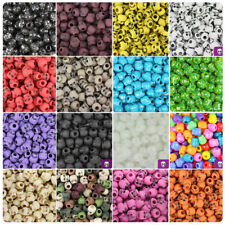 BeadTin Halloween 11mm Skull Pony Beads (150pcs) - Over 40 style choices!!!