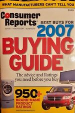 Consumer Reports 2007 Buying Guide, 950+ Best & Worst Products Rated, No Ads - South Orange - US