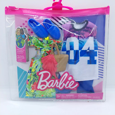 Barbie Ken Fashion 2-Pack Lot Of 3 Floral Print Dress Sleeveless Shirt Brand New