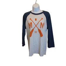 Women's Next Level Apparel Minnesota Brand 3/4 Sleeve Shirt Sz. M