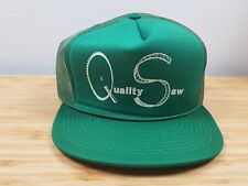 Vintage Quality Saw Tools Construction Snapback Mesh Trucker Hat Cap Green White