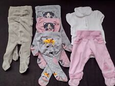 Baby Girl Clothes Bundle 7 Items 3-6 Months Tights