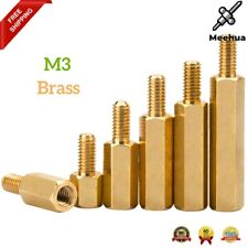 M3 Brass Male-Female Hex Column Standoff Support Spacer Pillar Nut for PCB Board - CN