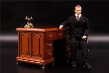 1/6 scale doll furniture model classical Desk and Armchair Wooden hand-carved