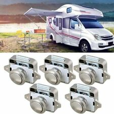 10x Push-Lock Furniture Lock Push Button for Boat Caravan RV