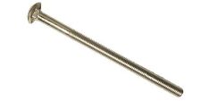 Stainless Steel Carriage Bolt, 3/8 x 8", Qty:2 - Fairfield - US"