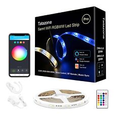 RGBWW Smart LED Strip Lights, 32.8ft Tunable White 3000K-6500K+RGB WiFi Led L... - US