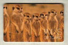 MARKS & SPENCER ( UK ) Meerkats 2012 Gift Card ( $0 )