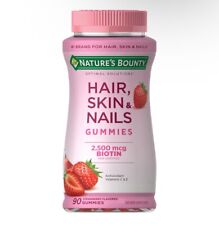 Nature's Bounty Hair Skin and Nail Vitamins With Biotin Gummies (Count Of 90)