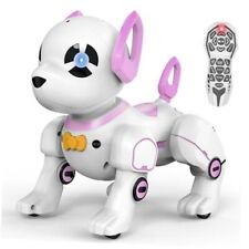 Remote Control Robot Dog Toy, RC Dog Programmable Smart Interactive Pink - Miami - US