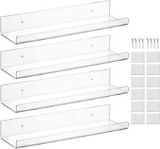 Acrylic 15 Invisible Floating Wall Ledge Display Shelves Floating Wall Bookshelf - Mumbai - India