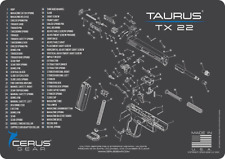 Taurus TX 22 Schematic Handgun Mat