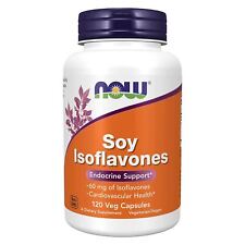 NOW FOODS Soy Isoflavones 60 mg - 120 Veg Capsules