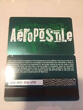 AEROPOSTALE Property of ... ( 2010 ) Foil Gift Card ( $0 ) V2