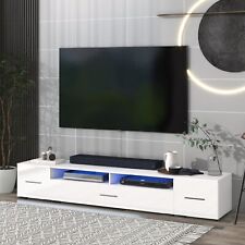 ON-TREND Minimalist TV Stand with Color Changing LED Lights, Modern Universal - Toronto - Canada