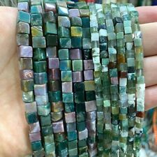 Natural Square Stone Beads Making Necklace Bracelet Jewelry Craft Accessories