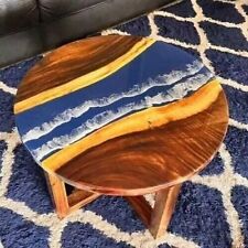 Ocecan Wave Epoxy Resin River Table & Dining Table Living Room Furniture Home De