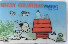 Peanuts~SNOOPY MERRY CHRISTMAS Walmart Gift Card (No $Value) Lenticular Motion