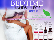 Bedtime Hands and Legs Beauty Natural Chemical Free Kit For Women Set of 4