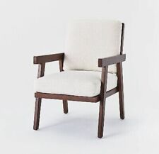 Grantsville Wood Frame Accent Chair with Grid Back Dark Wood - Threshold - Mumbai - India