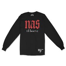 NYC Hip Hop Illmatic Nas Men's Design Graphic Gift Fan Black Tees T Shirts