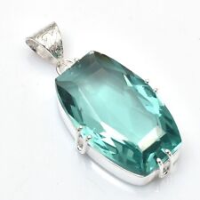 Beautiful Aquamarine Gemstone Handmade Pendant Jewelry Party Wear 1.8 NP 104"