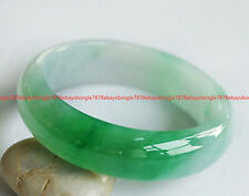 Beautiful Natural Green Jade Jadeite Gemstone Bangle Bracelet 56-62mm Jewelry