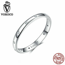 Voroco 925 Sterling Silver New Ring Love Star European For Beauty Women Jewelry