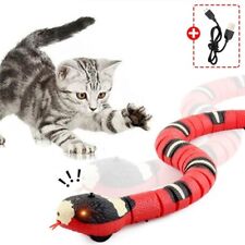 Smart Sensing Snake Cat Toys Interactive Pet Toys Indoor Teaser USB Charging - North Andover - US