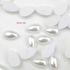 Pear Shaped Pearl Beads For Scrapbook Garment Craft Accessories 50pcs Decoration