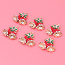 10 Pcs Necklace Making Accessories Christmas Jewelry Charm Pendant