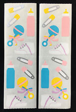 Mrs. Grossman’s BABY ACCESSORIES Stickers. 4 Sheets. 1989. Retired.