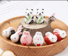 20pcs colour rabbit Ceramic Loose spacer beads jewelry Making accessories crafts