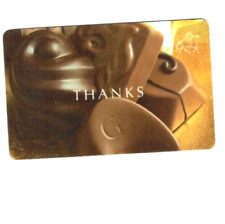 Godiva Gift Card Chocolate Candy - Collectible - No Value - Used- I Combine Ship