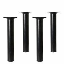 Furniture legs set of 4 design black round height 350 mm ø 30 mm table feet metal