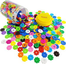 Smart Coins 500 Pieces Interlocking Discs Set, Kids STEM Toys, Kindergarten Clas - US