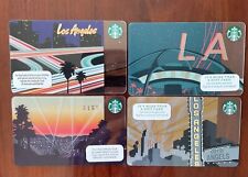 Starbucks Los Angeles 2011, 2012, 2014, 2015 Gift Cards