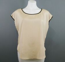 One Clothing Women Shirt, Size M, Beige, 100% Polyester