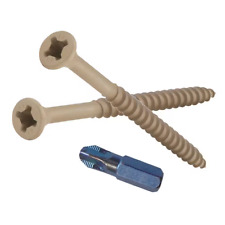 #9 3-1/2 In. Phillips-Square Flat-Head Wood Deck Screws (1 Lb.-Pack) - Perrysburg - US