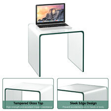 Costway Tempered Glass End Table Transparent Sofa Side Accent Table Home - Mumbai - India