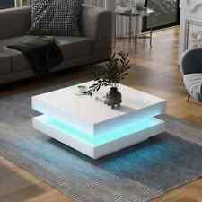 Minimalist Design 31.5 in. White Square Wood Coffee Table - Chicago - US