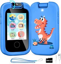 Kids Phone Toys Dinosaur Kids MP3 Music Player Rotatable Camera 5-8 years old - Bear - US