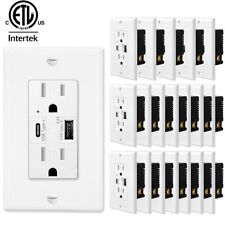 High Speed 4.2A USB C Wall Charger Outlet Tamper-Resistant Smart Chip UL 20 Pack - South El Monte - US