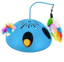 Interactive Cat Toys 2 Speed Mode - Electronic Battery Operated Smart BLUE - Miami - US