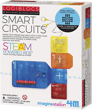 4M Logiblocs E-Building Blocks System Smart Circuits Kids Science Kit - Pomona - US